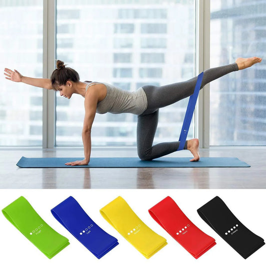 Cross-Border Dedicated Yoga Latex Tension Ring Elastic Band Thin Legs Hip Lift Resistance Band Bodybuilding Tension Band Flat